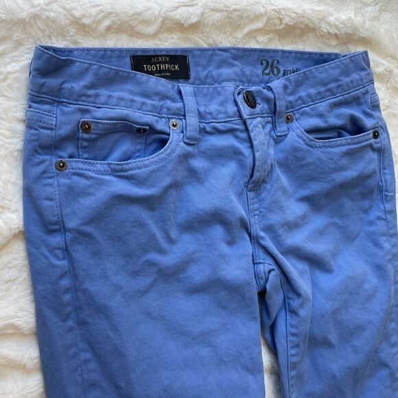 J. Crew Toothpick Ankle Skinny Denim Jeans - Women’s 26 - Picture 6 of 9